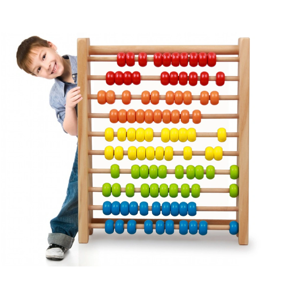 Wooden Abacus Calculating Tool Educational Tools Preschool Supplies Colorful Numeration Toy for Students Kids