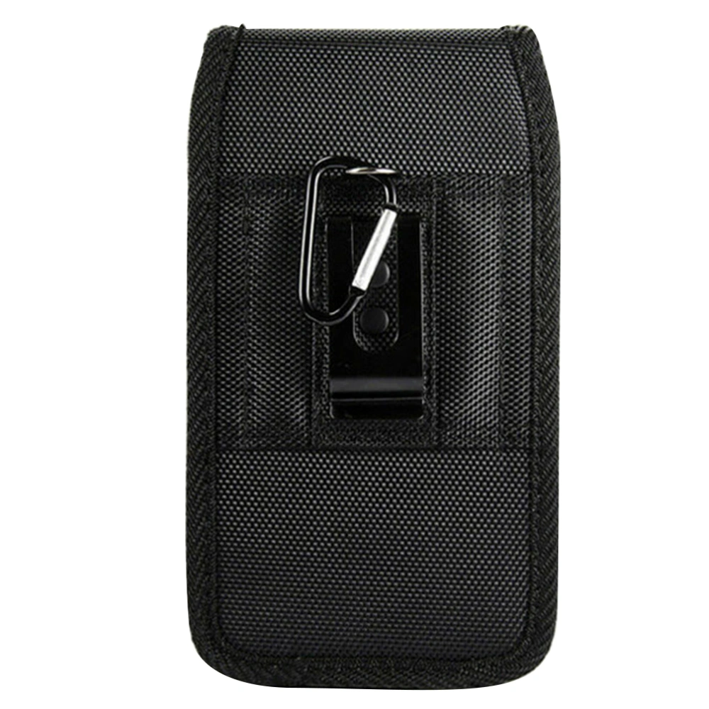 Cell Phone Waist Bag with Belt Clip Waterproof Nylon Vertical Mobile Phone Waist Pouch