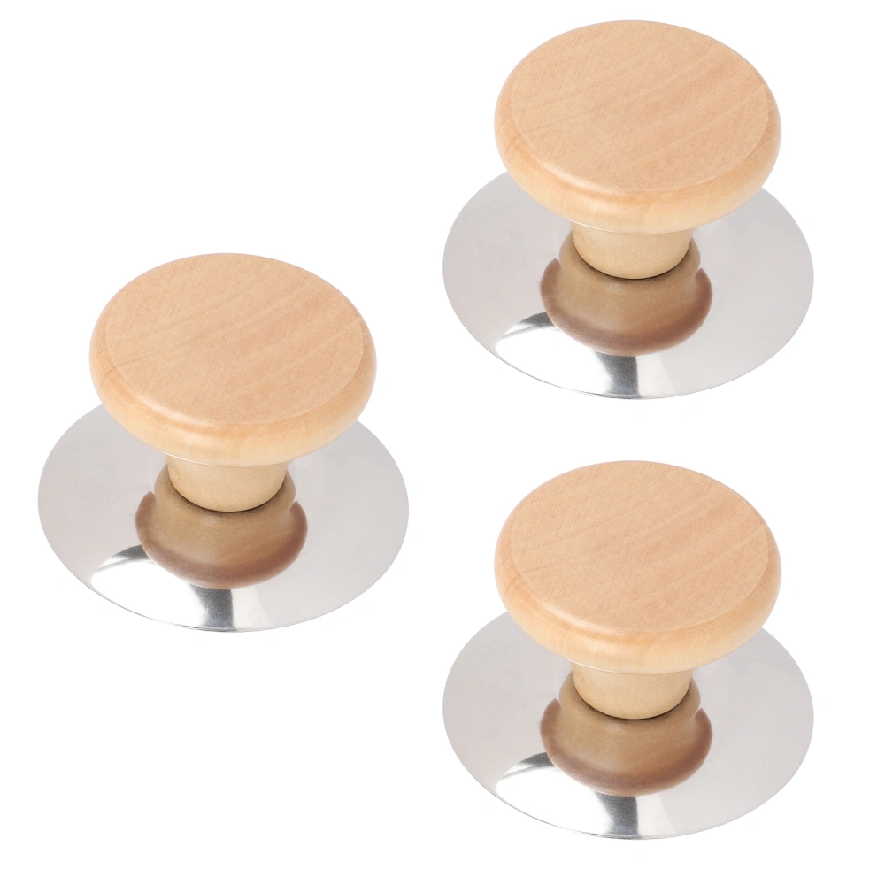 3pcs Pot Lids Handles Pot Cover Grips Kitchen Pot Cover Handle Accessories