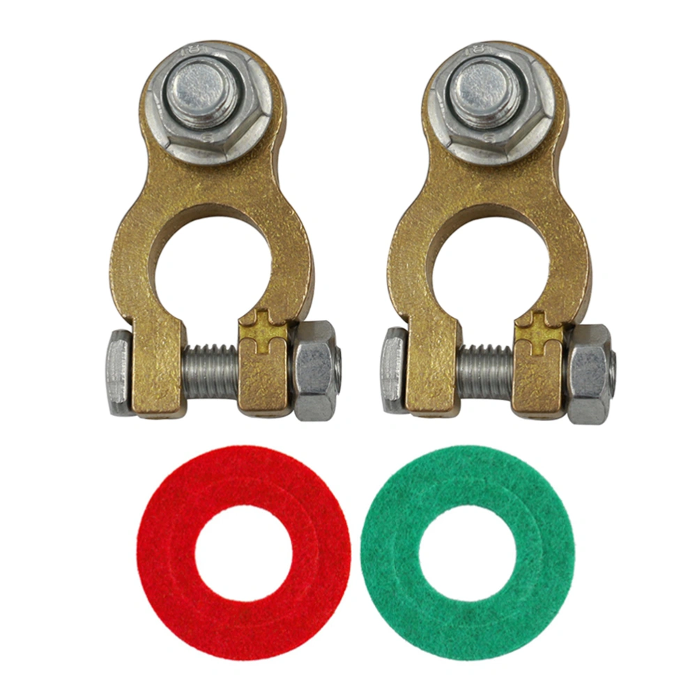 1 Pair Quick Release Battery Terminal Connectors Battery Terminals Brass Clamps