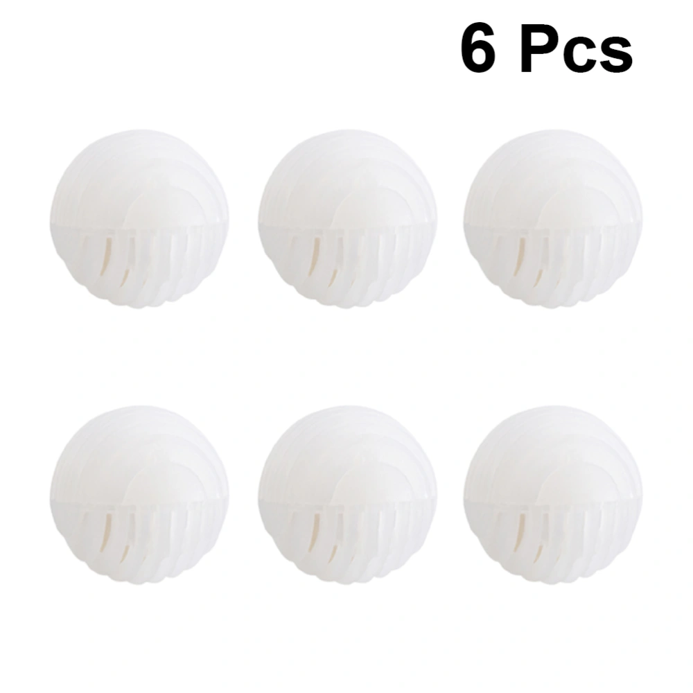 6Pcs Gym Shoes Deodorant ball Dry Deodorizer Air Purifying Ball Shoes Eliminator for Home Shoes Flax Flavor