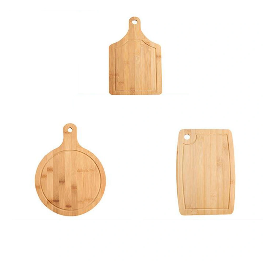 Home Simplicity Square Shape Bamboo Cheese Board Double Sides Available Miniature Cutting Board(33x18cm)