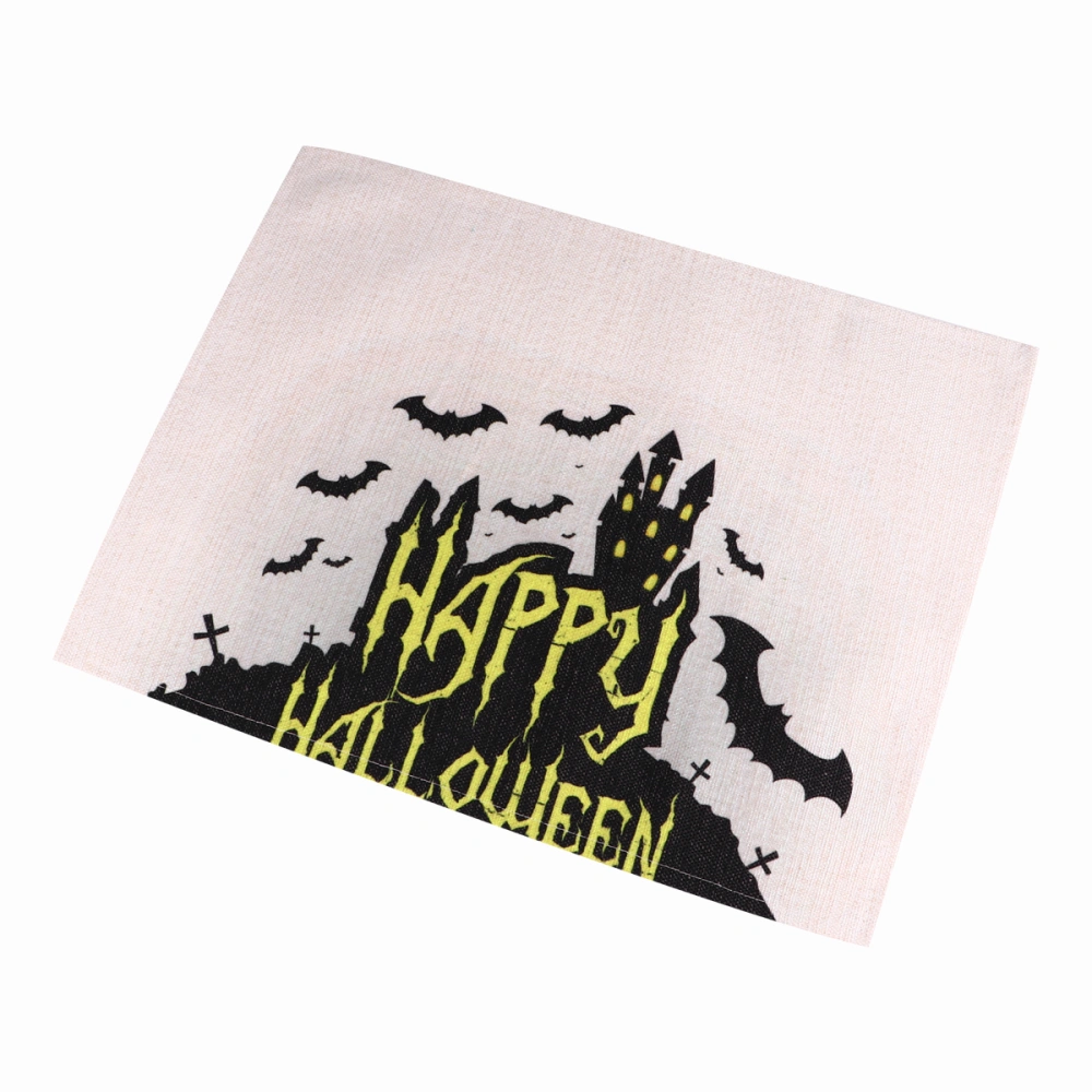 1pc Halloween Table Runner Decorative Tablecloth Creative Dining Table Placemat