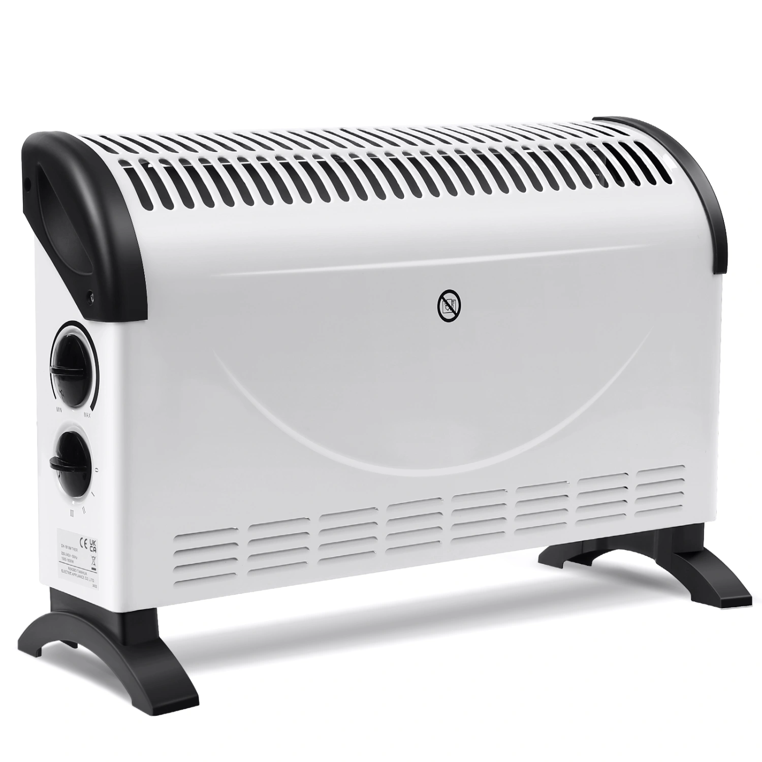 Convection Heater Electric Heater 3 Gears Space Heater Warmer With Thermostat 750-1800w With EU Plug