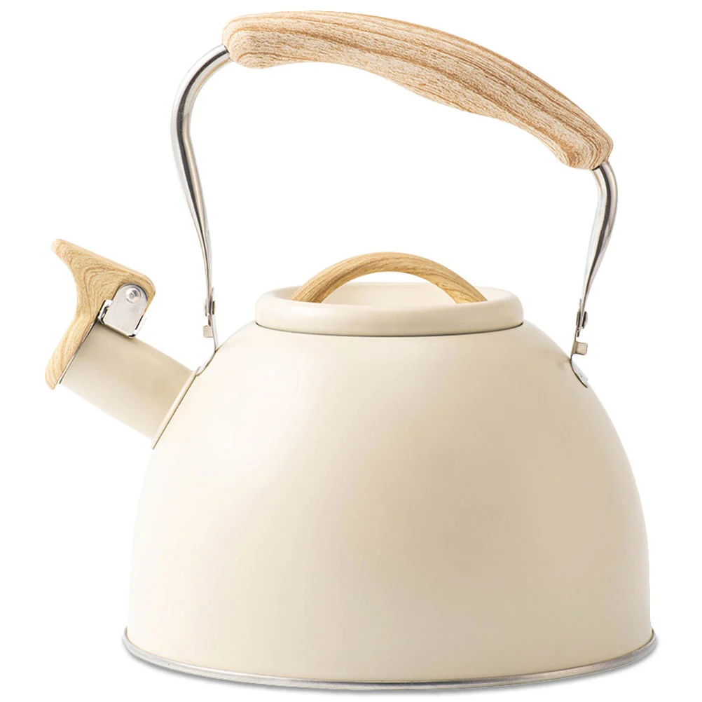 Stove Top Whistling Tea Kettle Stainless Steel Tea Pot with Handle for Kitchen (3L)