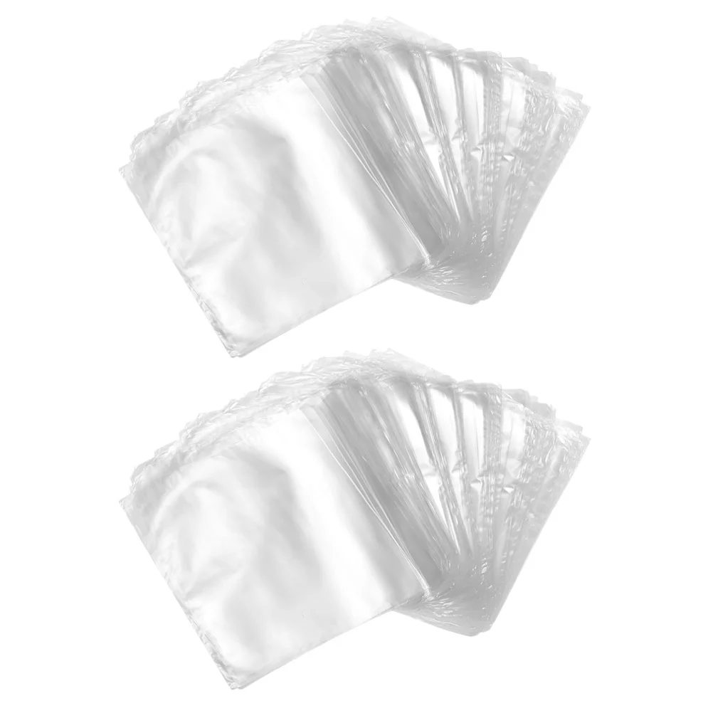 200pcs POF Heat Shrink Wrap Bags Waterproof Laminating Films Waterproof Plastic Films