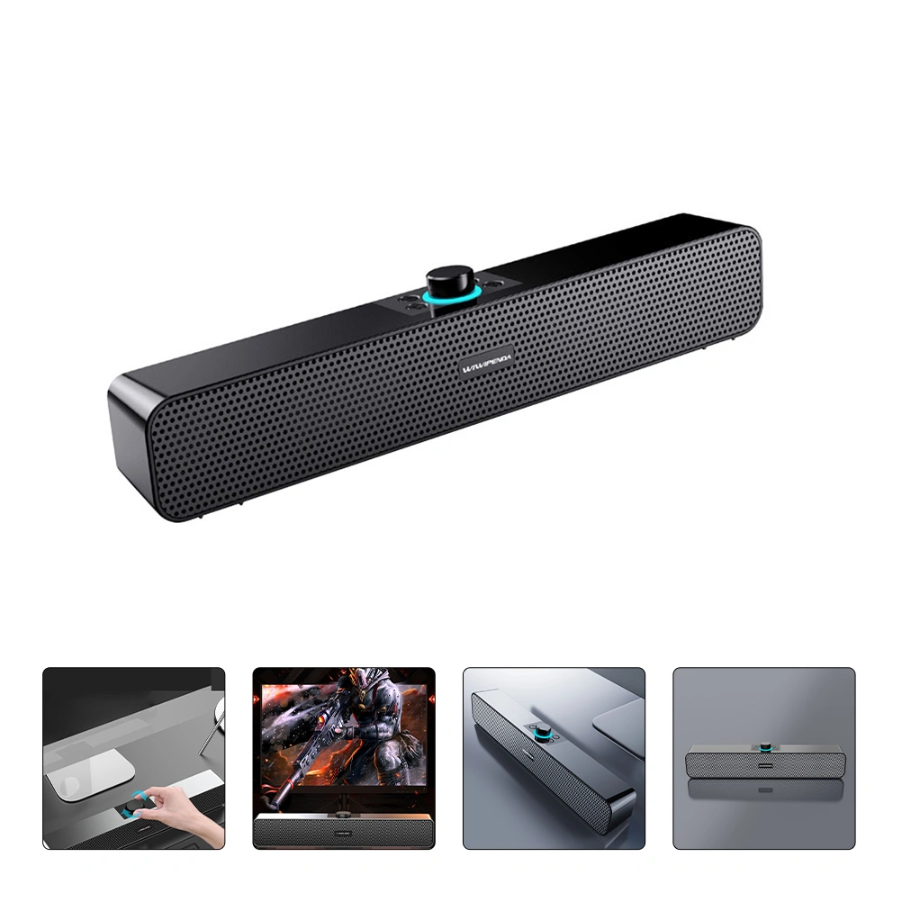 1Pc Household Loudspeaker Box Desktop Computer Wireless Speaker Tabletop Speaker