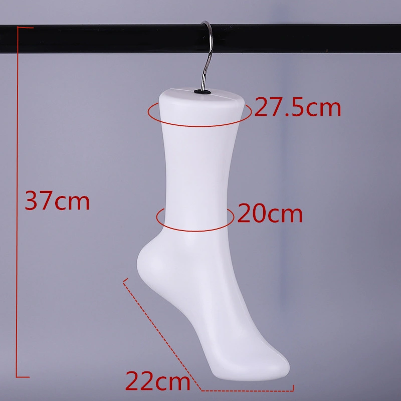 2Pcs Female Shoes Filler Display Model Mannequin Foot Model Plastic Socks Shoes Support