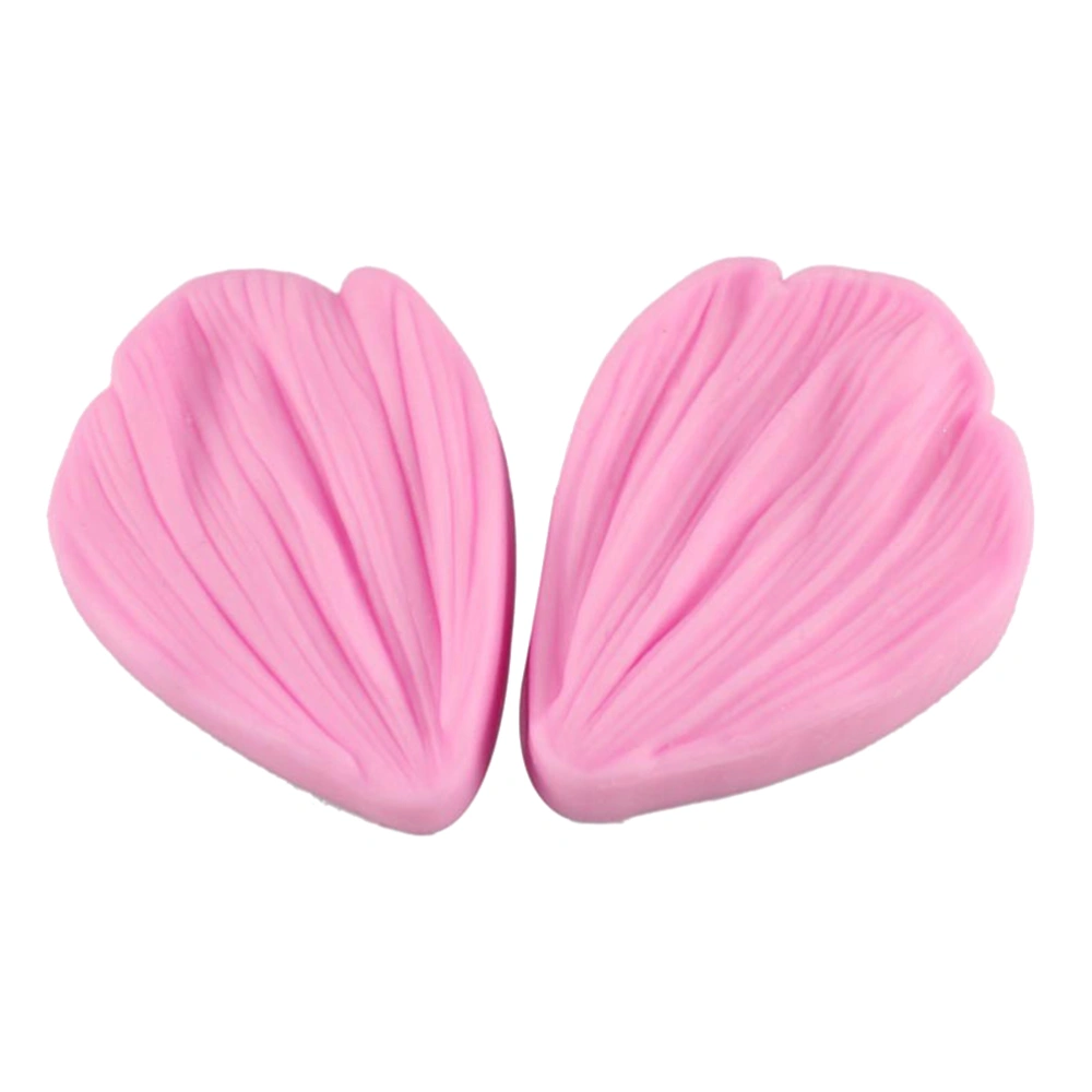 Chrysanthemum Petals Shape Cake Mold DIY Silicone Fondant Molds Cake Decoration Tools Bakeware for Cupcake Cookie Chocolate (Pink)