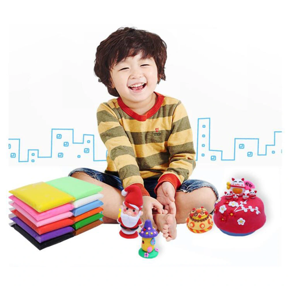 36 Colors Air Dry Clay Moulding Craft Clay Set for Kids with Tools Children's DIY Toy Plasticine Clay Crystal Colorful Mud