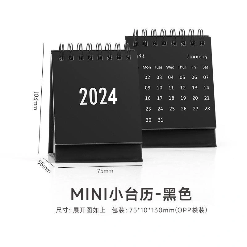 Desktop Month Calendar Office Standing Calendar Mini 2024 Desktop Calendar Table Mini Calendar