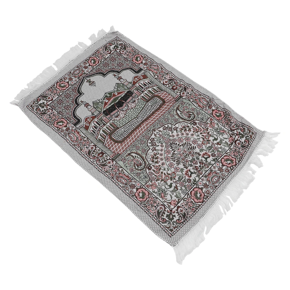 1 Pc Muslim Prayer Mat Mosque Comfortable Prayer Rug Portable Prayer Rug