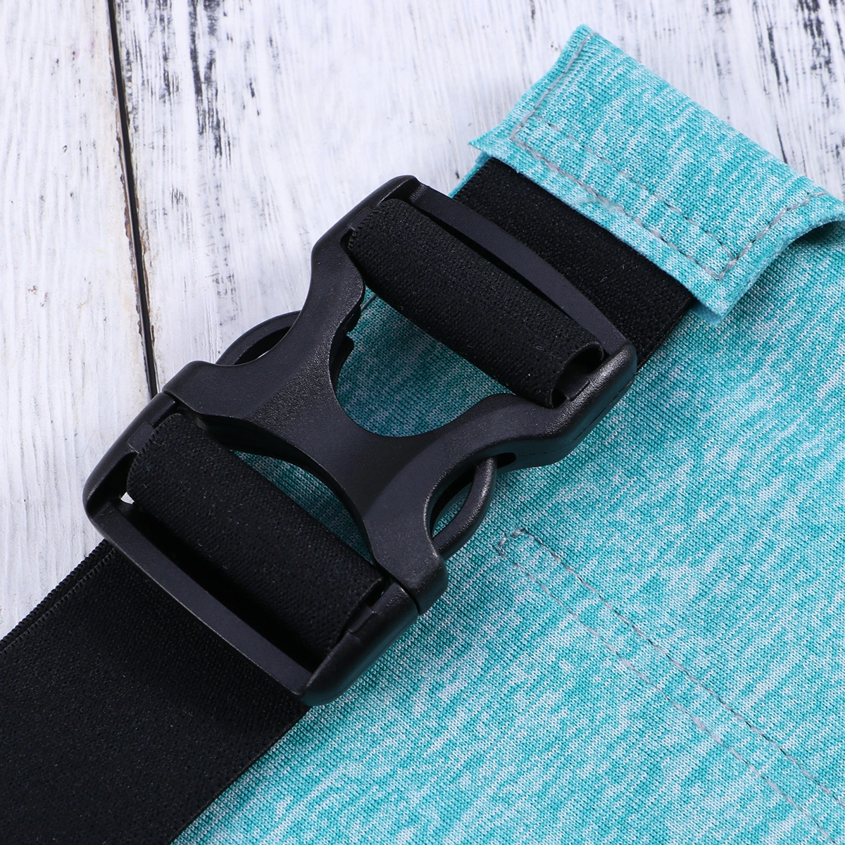 Sports Waist Bag Waterproof Lycra Adjustable High-elastic Belt Lightweight Storage Pouch Outdoor for Money Phone Keys Earphone (Blue) (6.5inch)