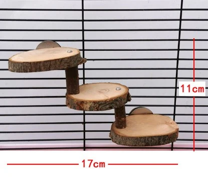 Small Animal Platform Playground Wood Stand Hamster Ladder Hamster Climbing Toy