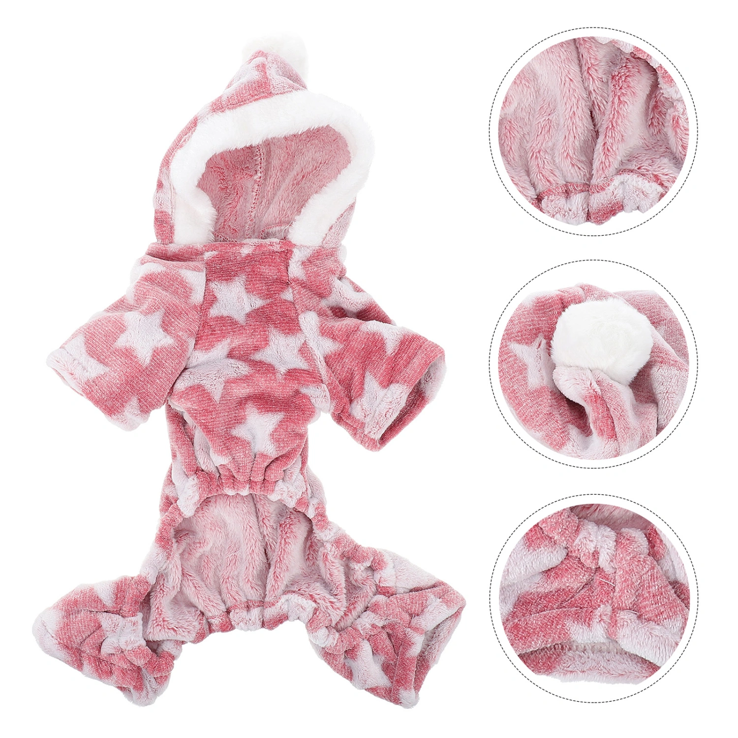 1pc Pet Dog Costume Autumn Pet Outfit Decorative Pet Costume Dog Clothes with Hat