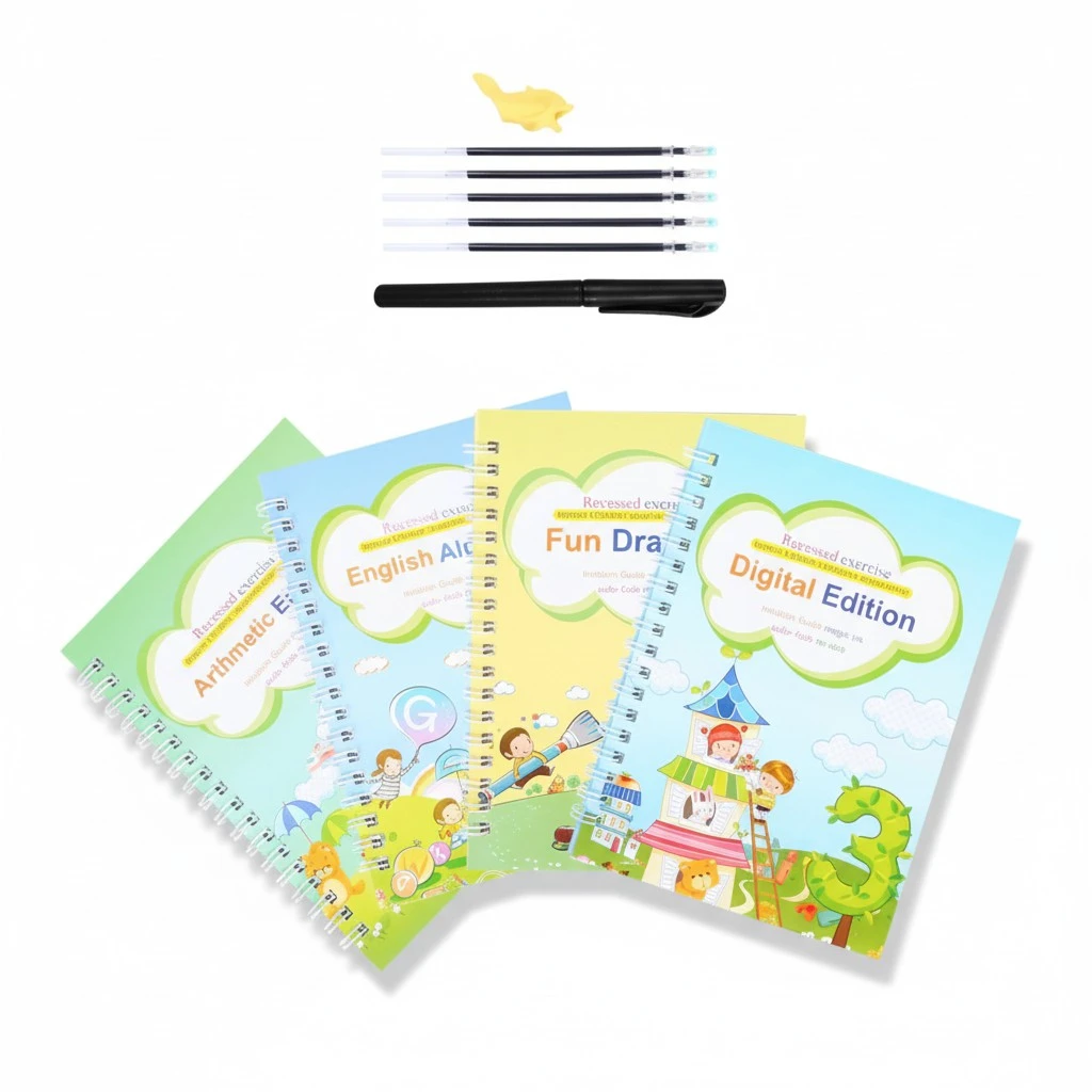 1 Set Children Writing Practice Book Groove Practice Book Writing Practice Tool