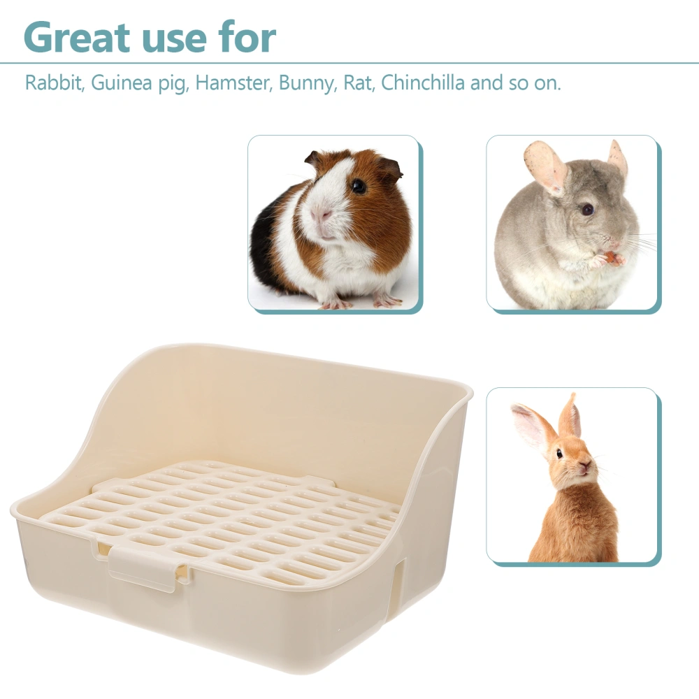 Rabbit Litter Box Pet Toilet Potty Trainer Corner Small Animals Litter Box