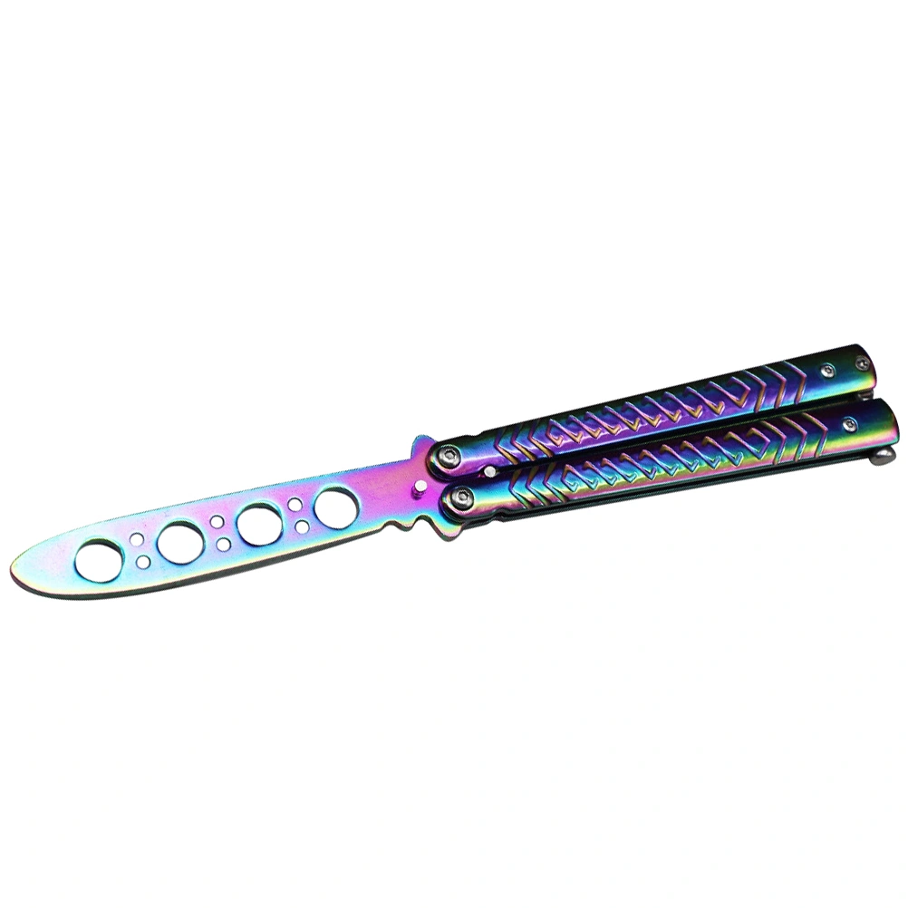 1Pc Practice Balisong Training Beginner Blunt Tool