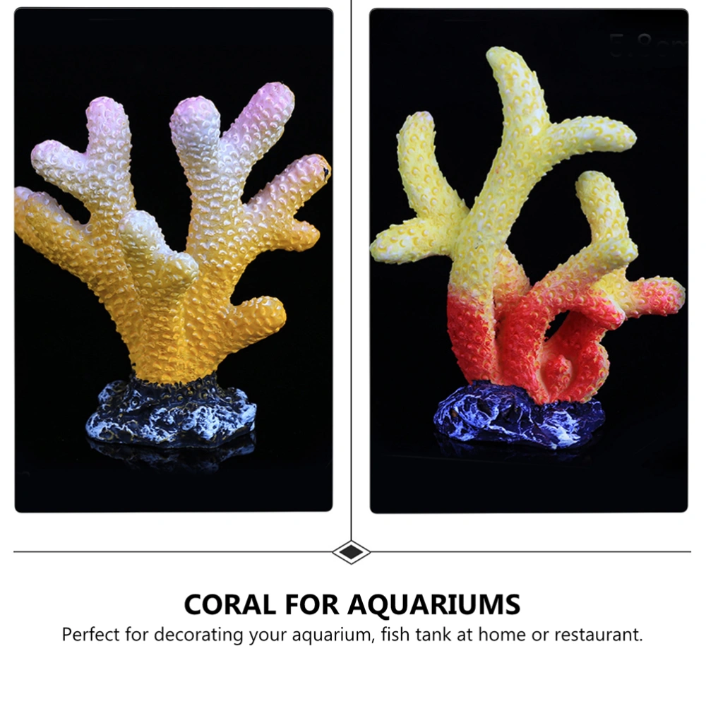 5pcs Miniature Coral Miniature Landscape Aquarium Aquarium Decorations