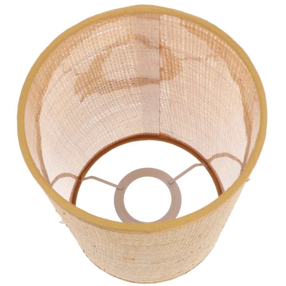 Rattan Woven Lamp Shade Decor Indoor Lamp Shade E27/E14 Rattan Lampshade for Floor Lamps