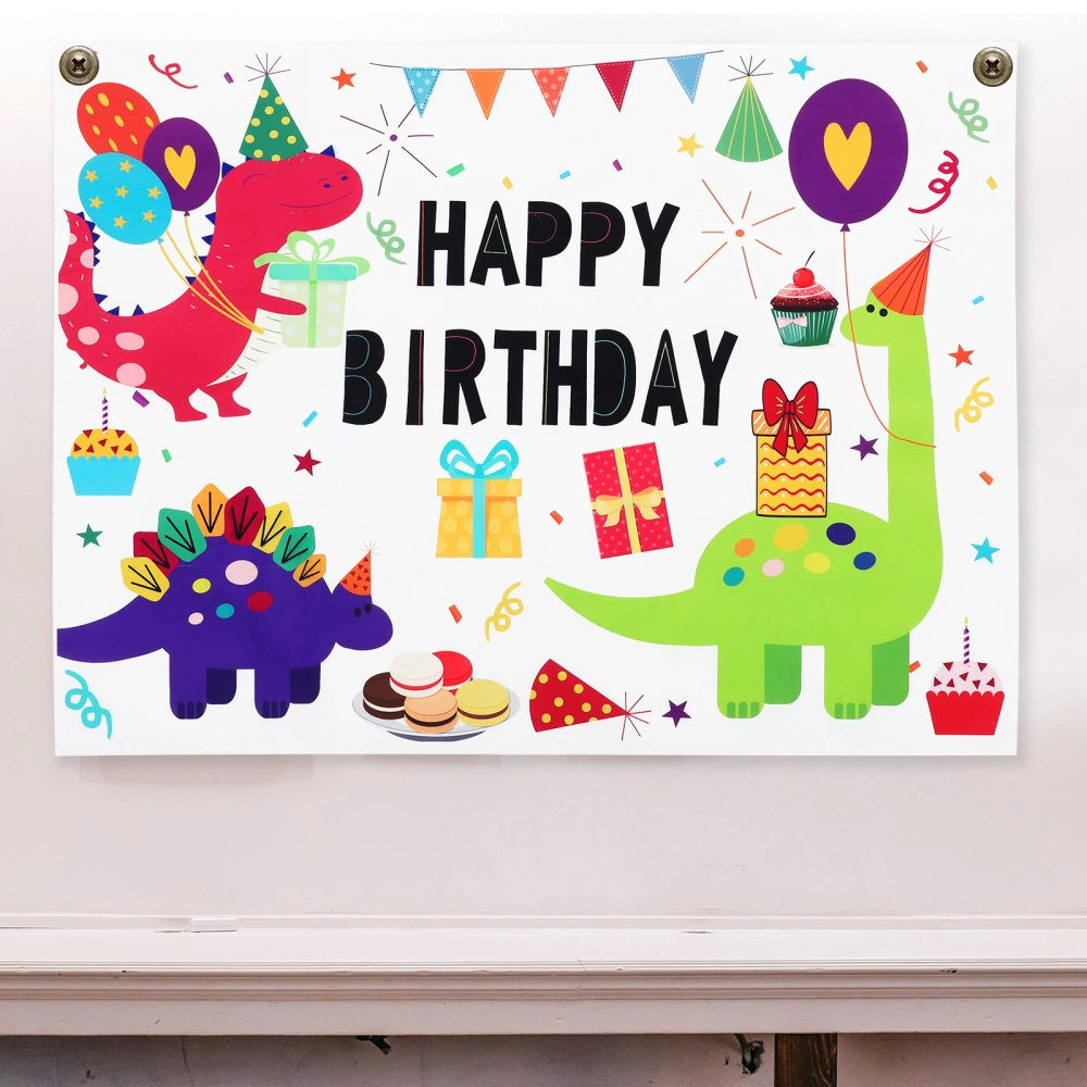 Kids Room Wall Cartoon Birthday Party Posters Kids Birthday Party Props Kids Gift