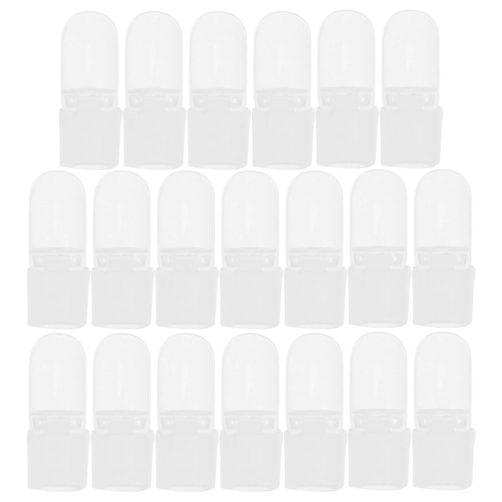 30Pcs Nail Polish Varnish Protector Holder Manicure Finger Nail Art Tips Cover