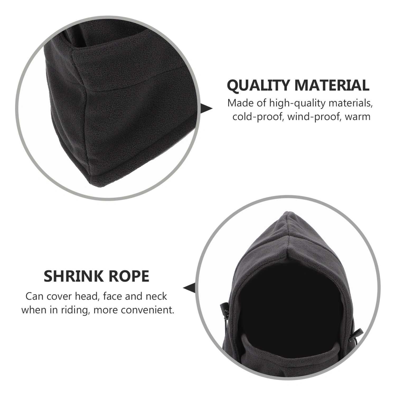 Winter Riding Face Mask Warm-keeping Face Mask Practical Neck Protector