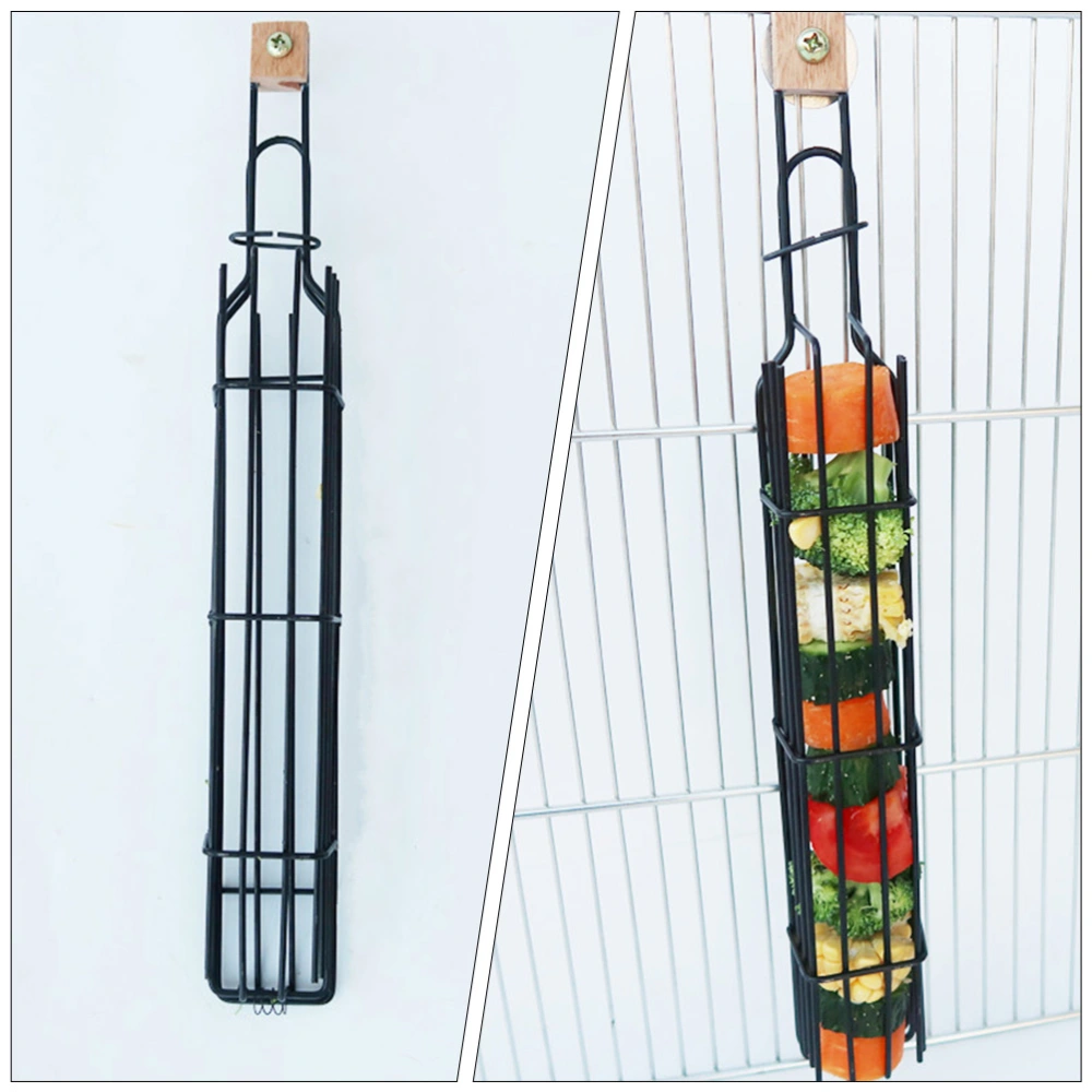 1pc Bird Food Holder Bird Parrot Feeder Fruit Vegetables Hanging Basket