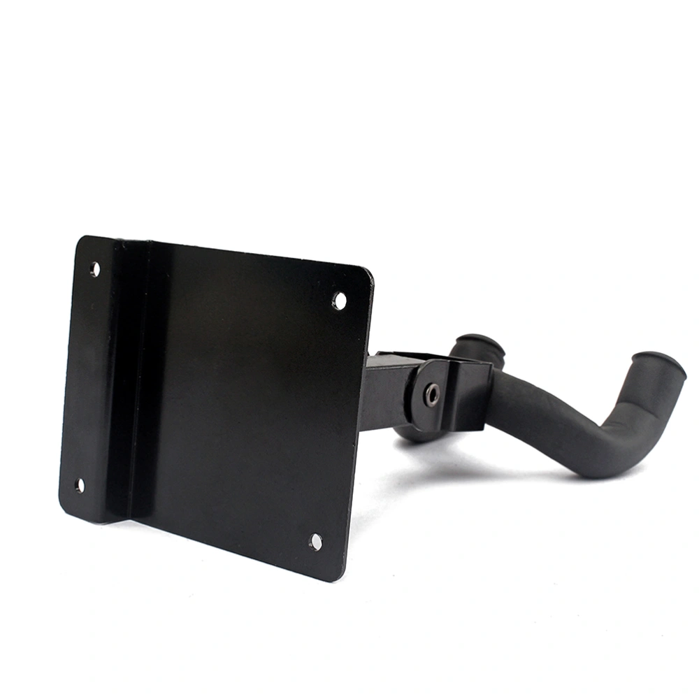 T104 Guitar Stand Hanger Hook Holder Wall Mount Stand Rack Bracket Display Bass Ukulele Guitar Accessories (Black)