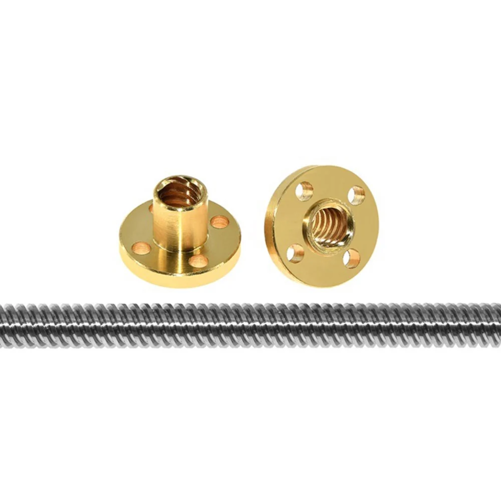 3D Printer Parts T8 Lead Screw 320mm with Nut for Stepper Motor Threaded Rod Stainless Lead