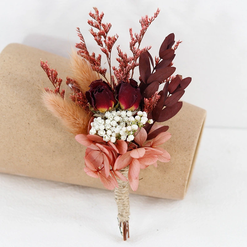 6 Bundles of Dried Flowers Boutonniere Natural Dried Flowers Rustic Dried Flowers