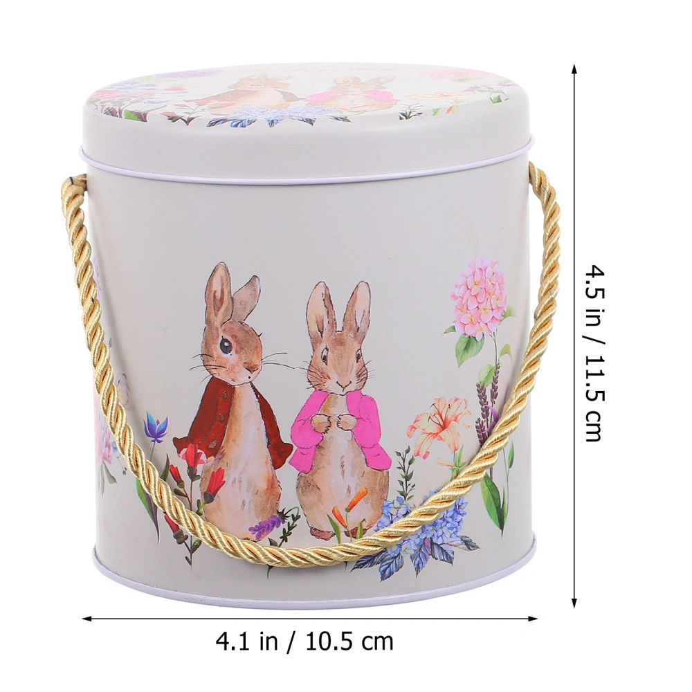 4pcs Easter Candy Box Rabbit Design Gift Decorative Box Candy Cases Packing Box