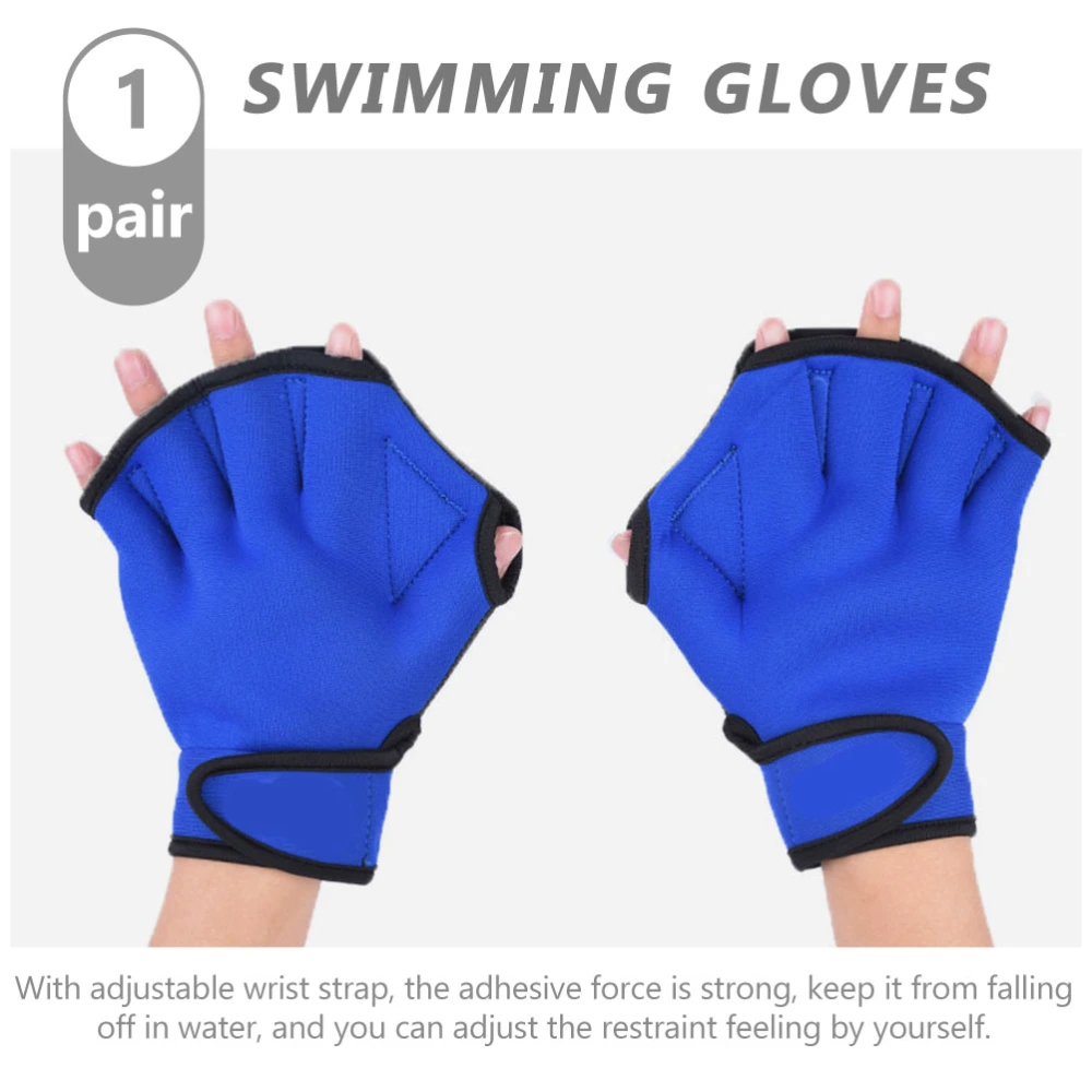 1 Pair Swimming Gloves Swim Training Gloves Swim Mittens Swimming Supplies