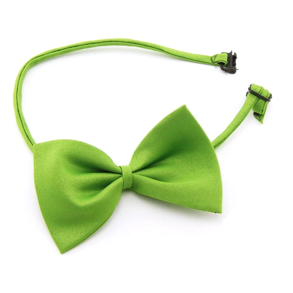 Pet Dog Puppy Cat Adjustable Bowknot Collar Bowtie Necktie Bow Tie (Green)