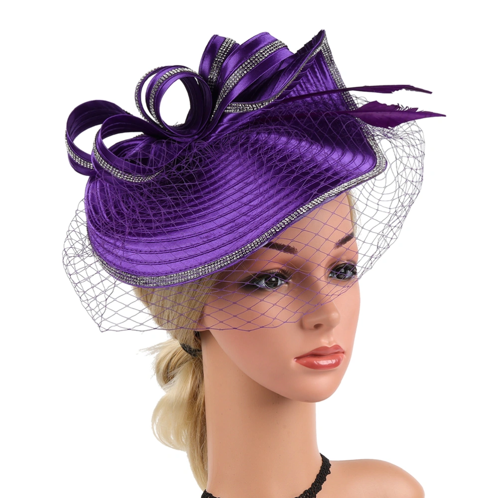 Fascinator Hat Headband Tea Party Hat Charming Hair Piece Hair Styling Headbands