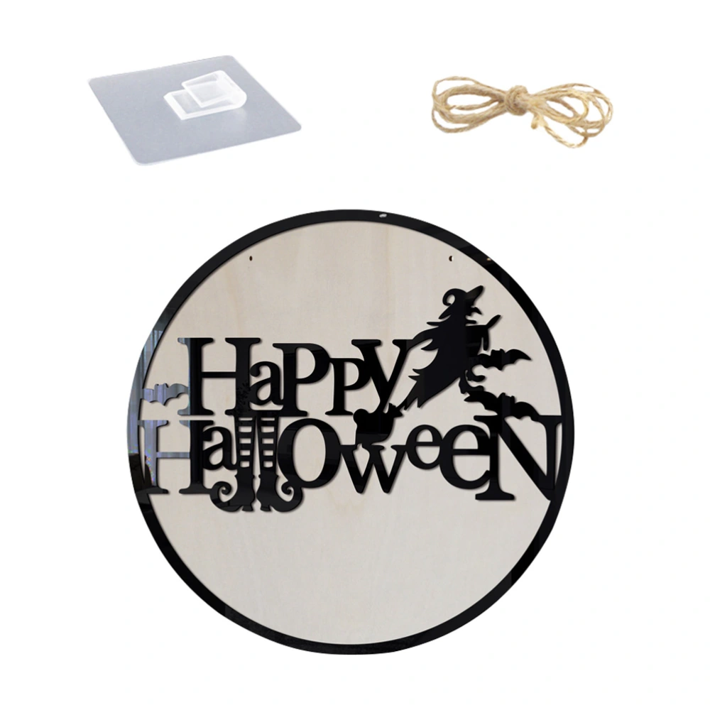 Party Layout Wood Pendant Festival Door Hanging Halloween Festival Pendant