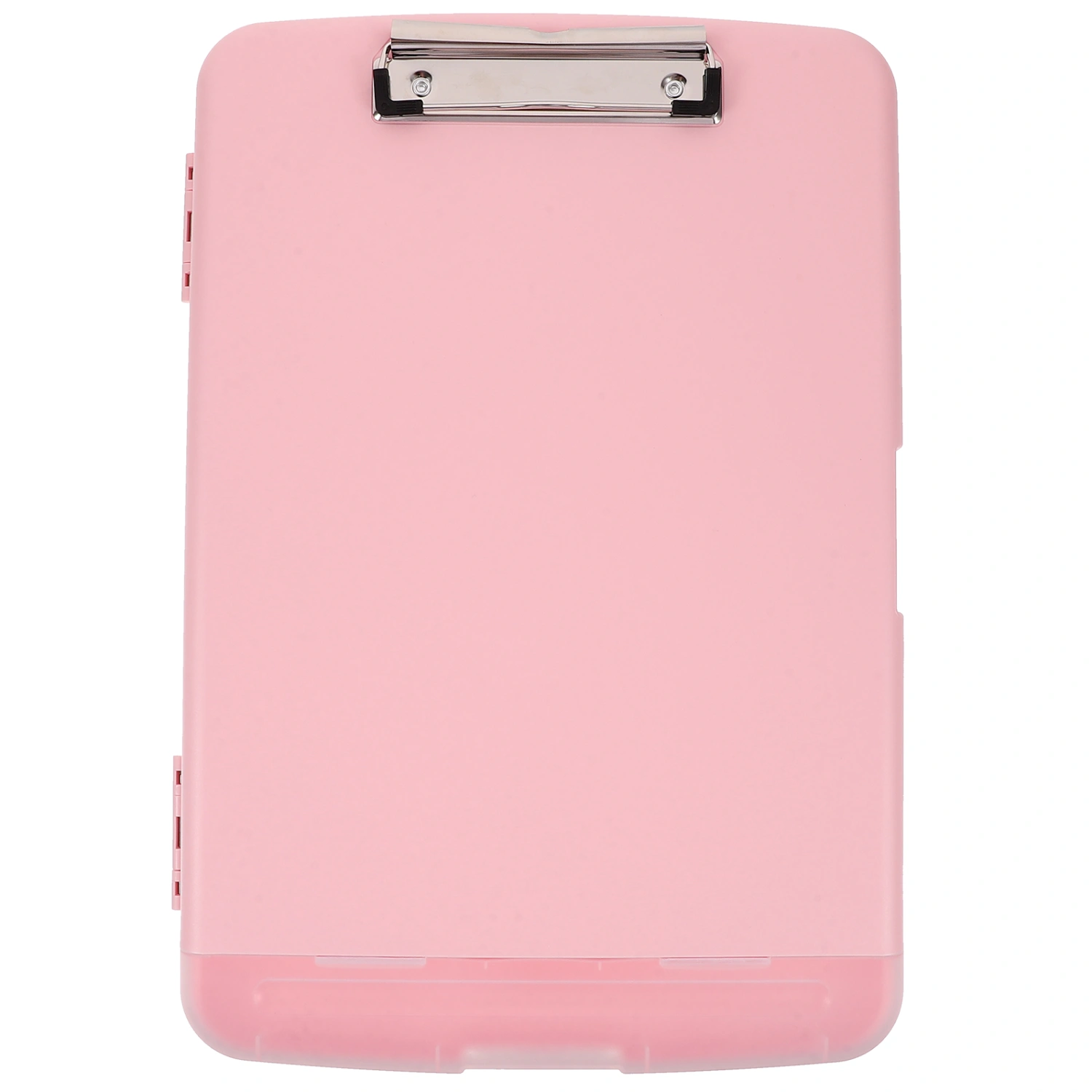 File Holder Plastic Document Box Folding File Storage Case Organizer with Clipboard for Organize
