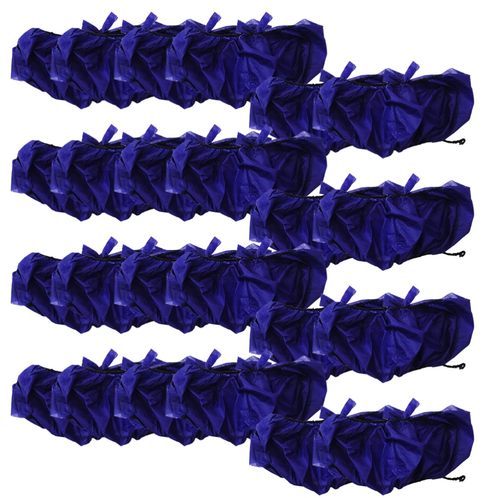 50Pcs Non-woven Fabric Bra Disposable Brassiere Sauna Underwear Breathable Women Bra Blue