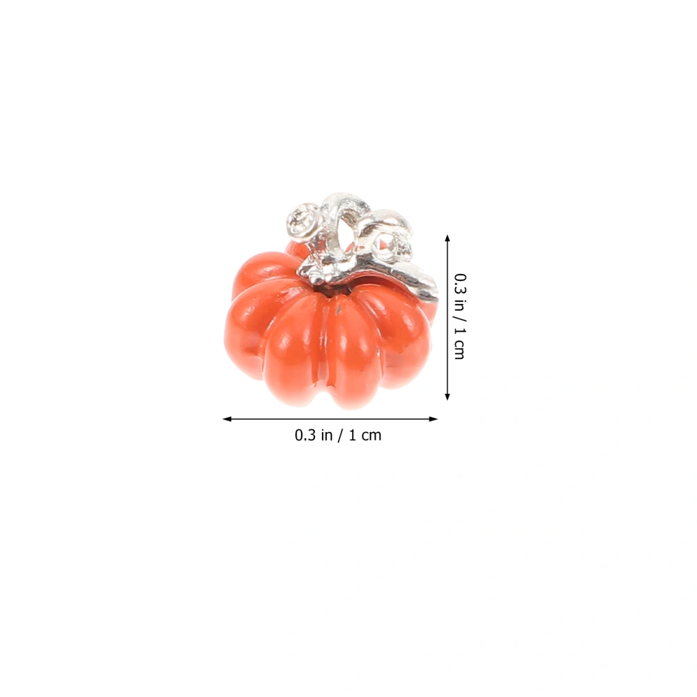 20Pcs Pumpkin Charms Halloween Gift 3D Pumpkin Pendants Hanging Ornaments