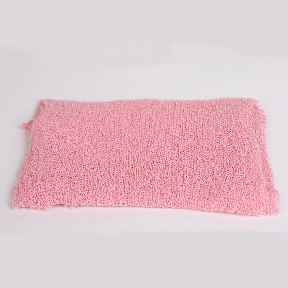 Newborn Baby Photography Photo Prop Stretch Wrap Baby Long Ripple Wrap (Pink)
