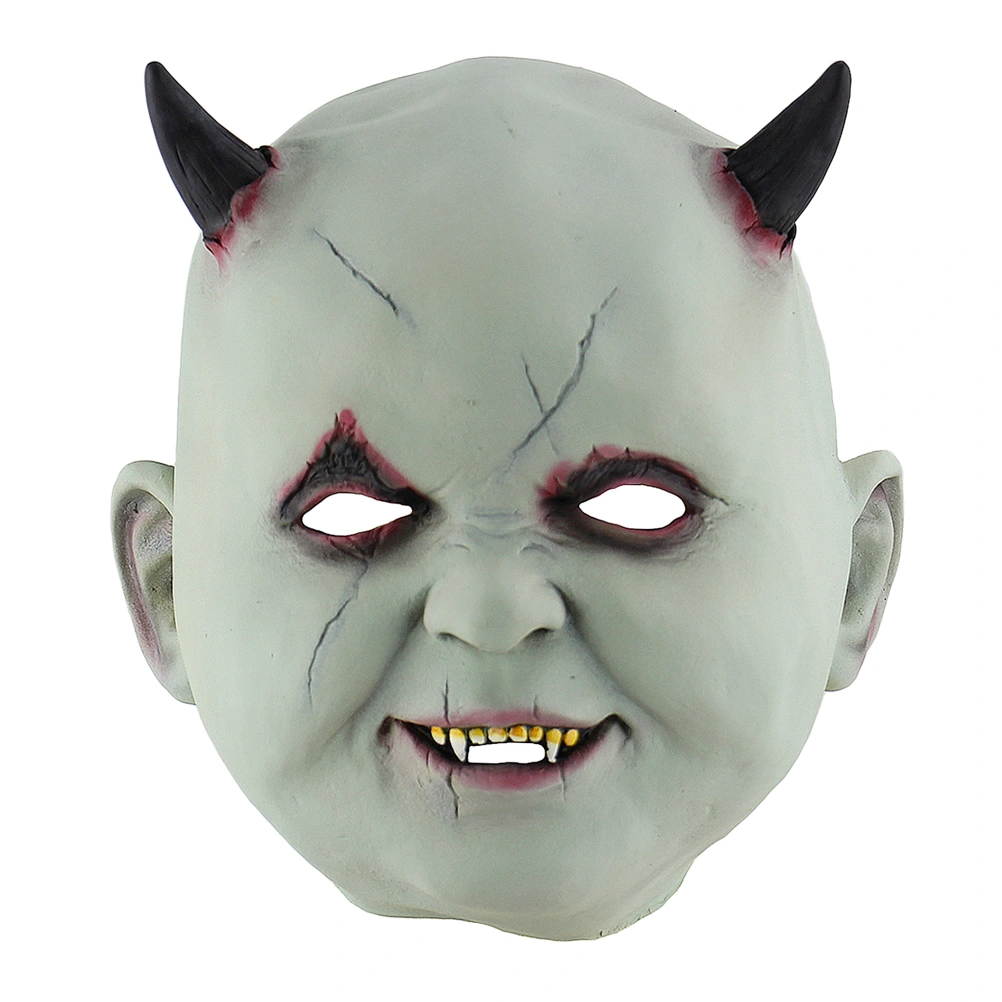 Halloween Cosplay Mask Horrific Mask Creepy Terrifying Little Devil Mask