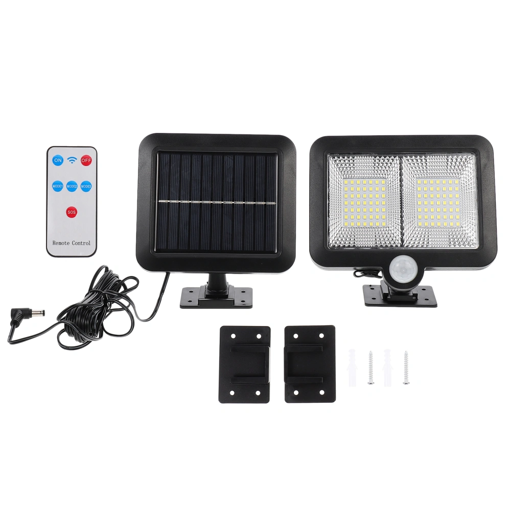 1 Set Sensor Light Outdoor Solar Light Solar Powered Waterproof Yard Decor Light