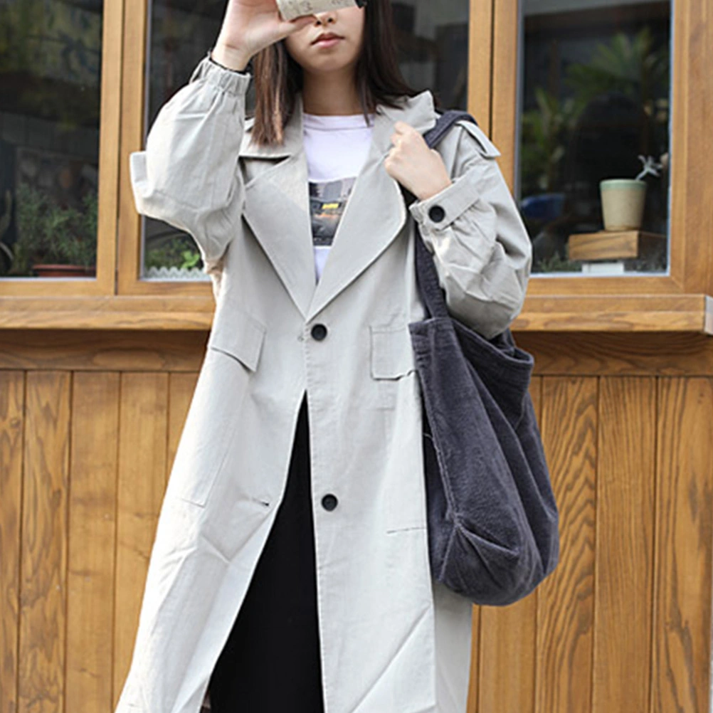 Fashion Large Capacity Corduroy Shoulder Bag Retro Design Portable Handbag