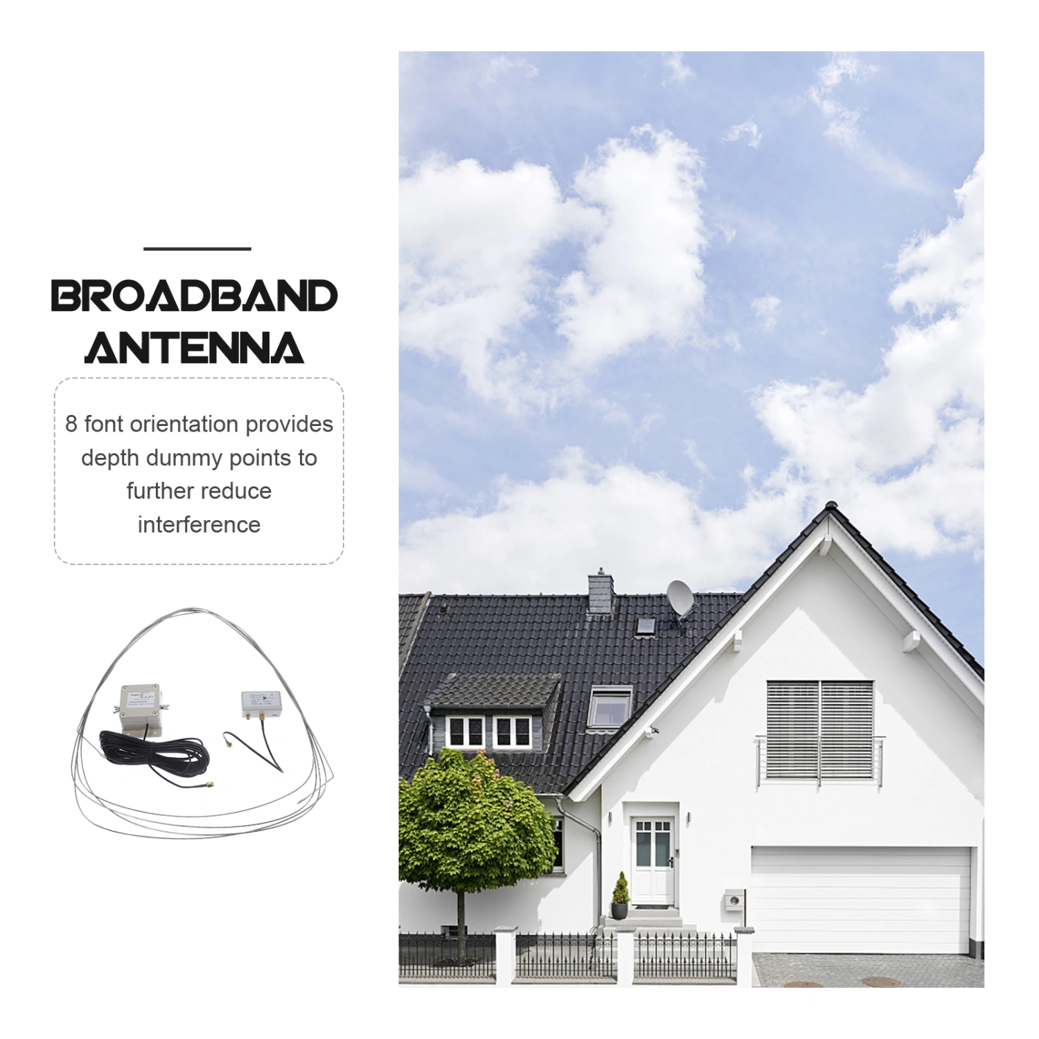1 Set Professional Mla-30 Active Ring Receiving Antenna Low Noise Medium Wave Short Wave Antenna
