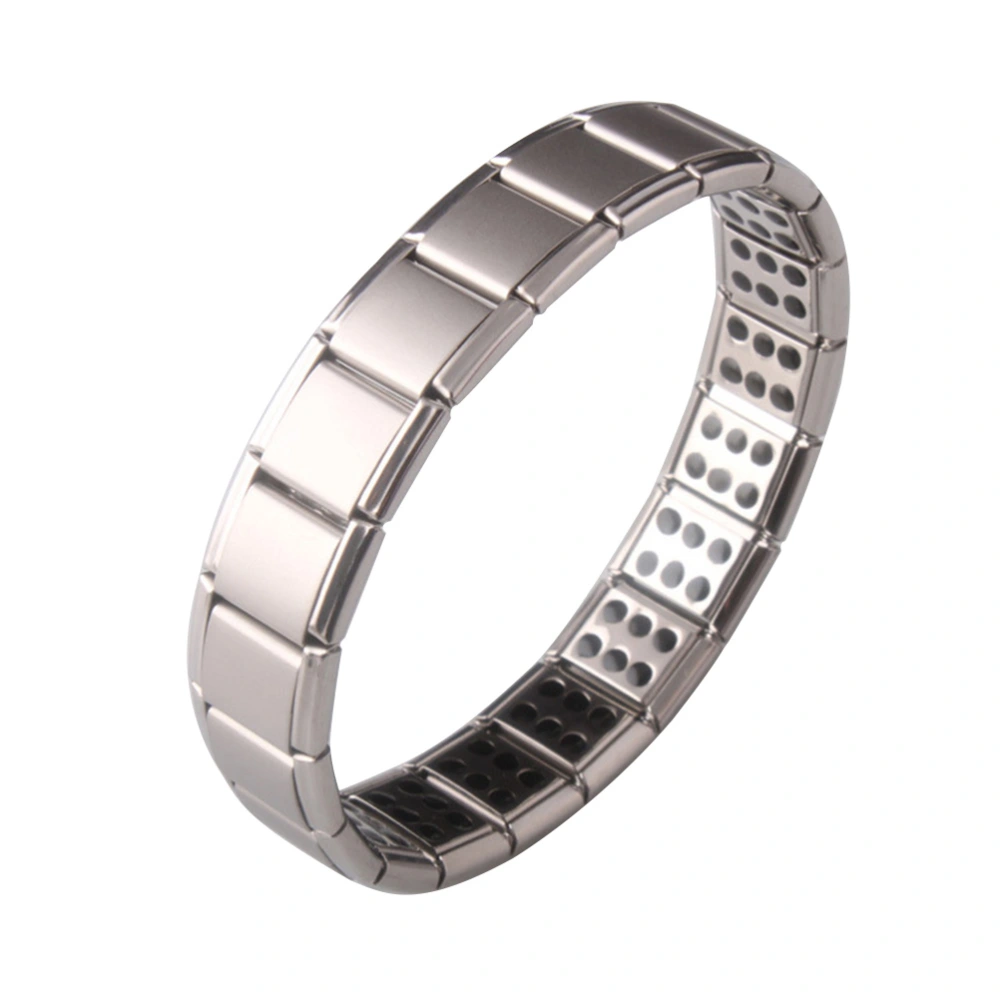 Stainless Steel Titanium Steel Bracelet Fashion Health Care Protection Bracelet for Men Women