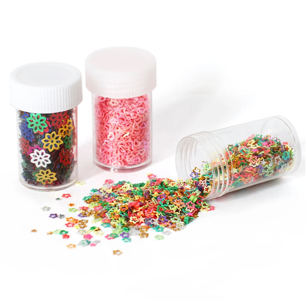 12 Bottles Glitter Shiny Colorful Sequins Spangles For Children Kids DIY Arts And Crafts Painting Decoration (Star)