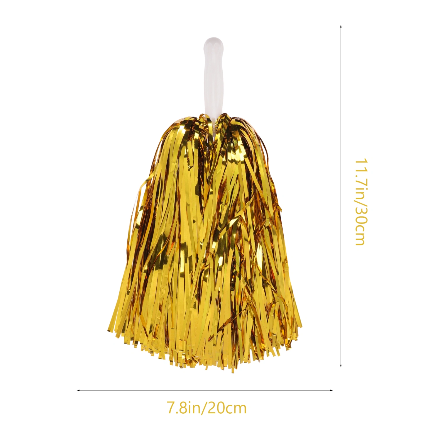 4pcs Cheerleader Pom Poms Cheerleading Cheering Props for Sports Game Dance Party