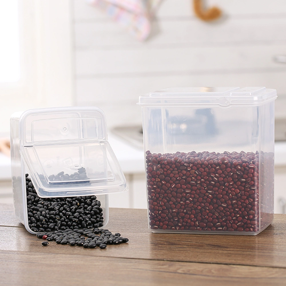 1.2L Kitchen Food Crisper Food Container Box Storage Box (Transparent)