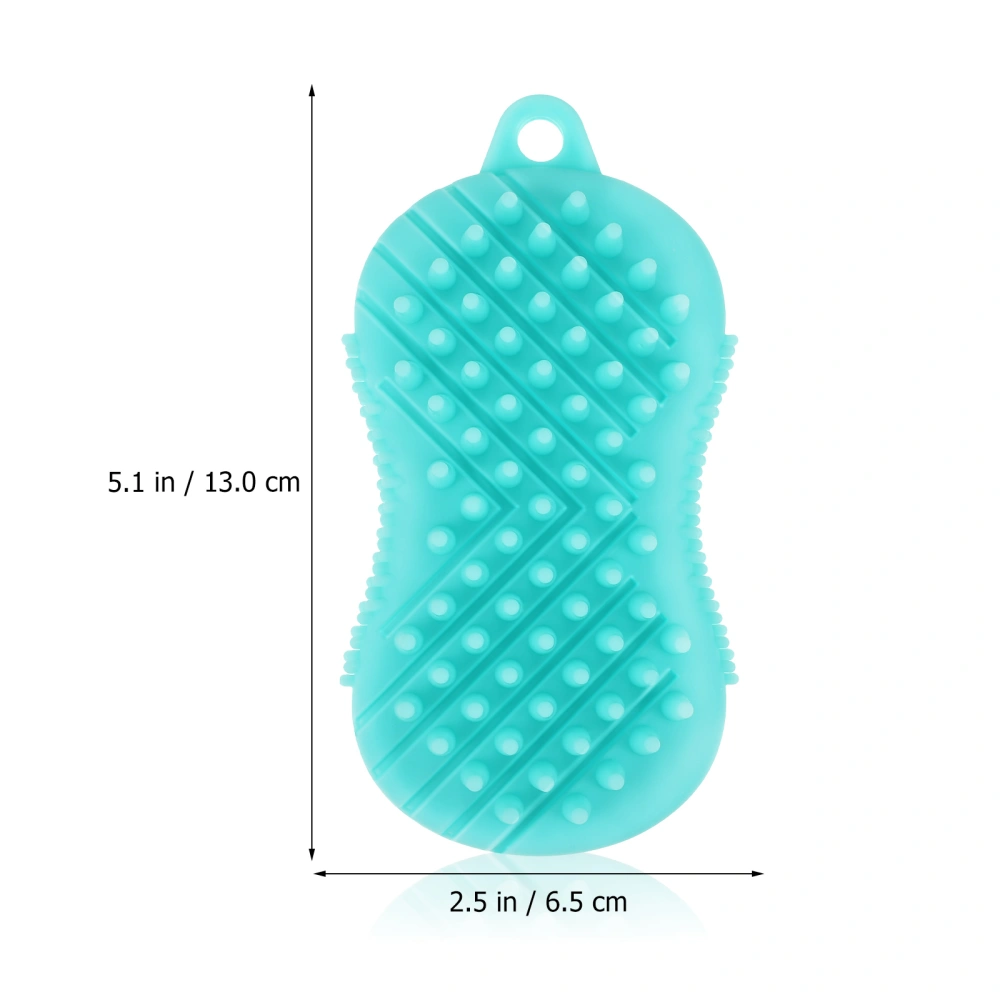 2pcs Silicone Body Scrubber Body Brushes Hair Scalp Brush Exfoliating Bath Brush for Women Men