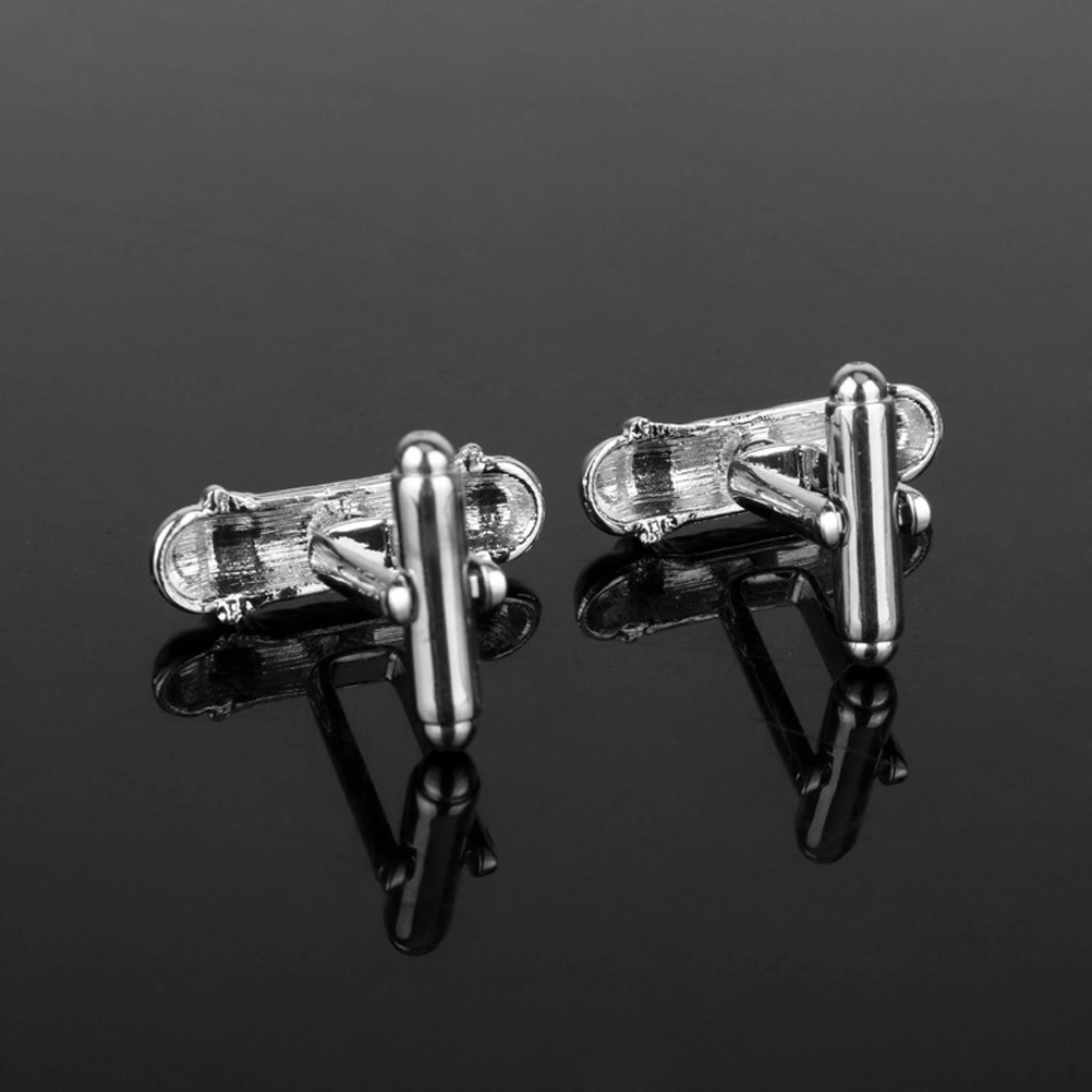 2 PCS Barber Pole Style Men Tie Bar Clips Stylish Suit Tie Clasp Clips for Business Evening Party (Silver)